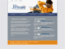 Tablet Screenshot of finalebusiness.com